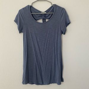 Maurice’s blue tie blouse